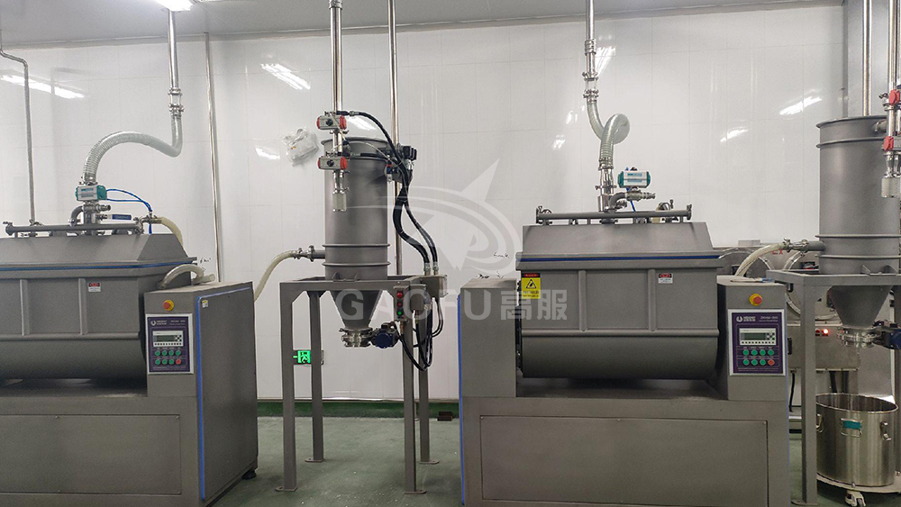 真空输送系统在预拌粉生产线的应用