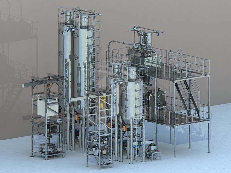 输送系统3D设计定制