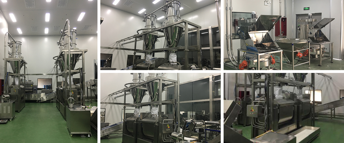 供粉系统现场图片