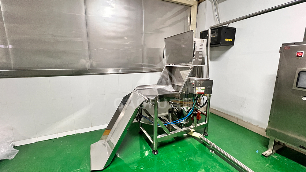 芝麻饼供粉系统