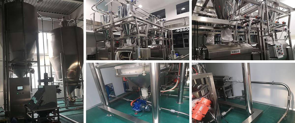 供粉系统客户现场图片